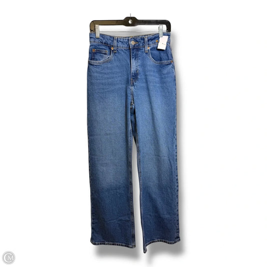 Jeans Straight By H&m In Blue, Size: 6