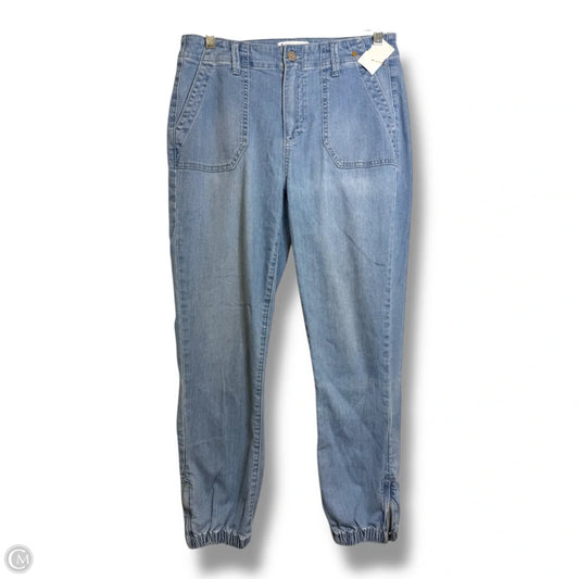 Jeans Straight By Paige In Blue Denim, Size: 6