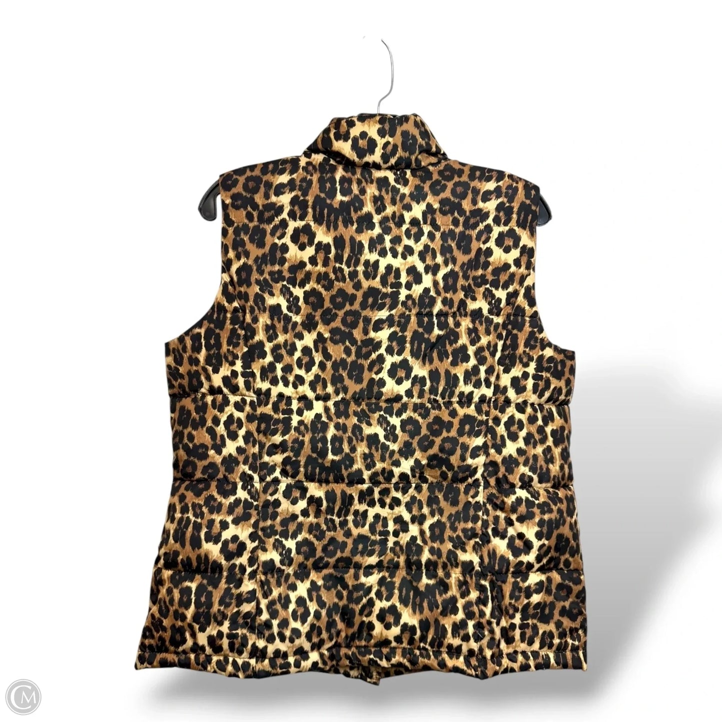 Vest Puffer & Quilted By Charter Club In Animal Print, Size: L