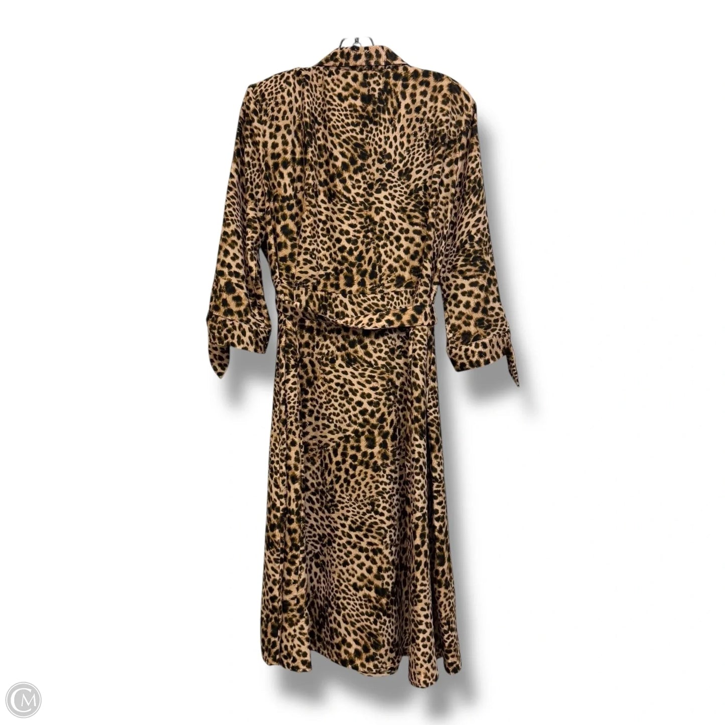 Dress Casual Midi By Calvin Klein In Animal Print, Size: 14