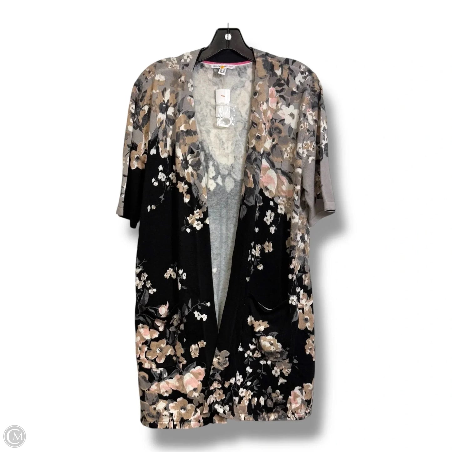 Cardigan By Isaac Mizrahi Live Qvc In Multi-colored, Size: L