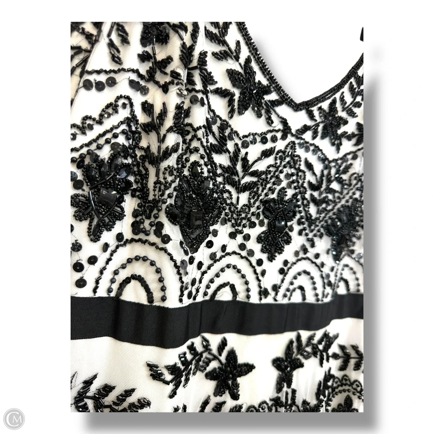 Dress Party Short By Adrianna Papell In Black & White, Size: 6
