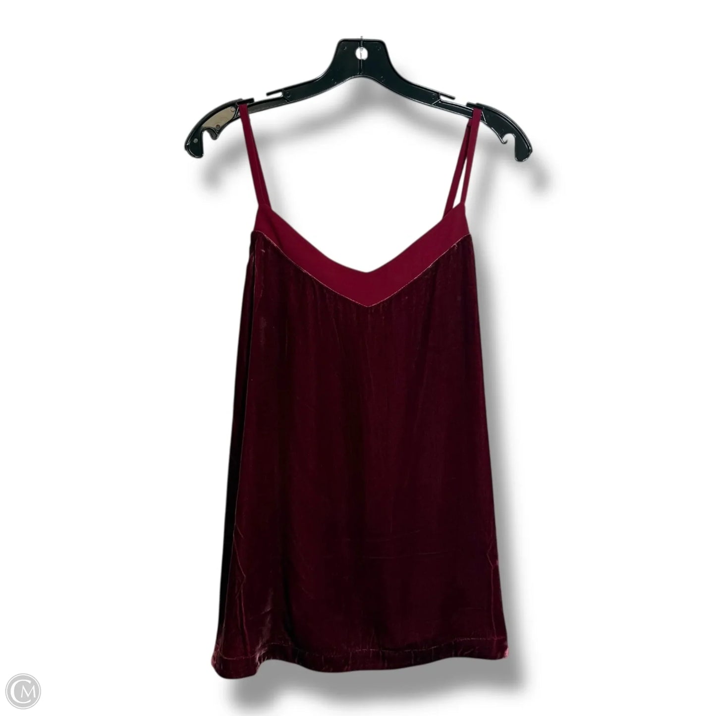 Top Sleeveless By Sundance In Maroon, Size: Xl