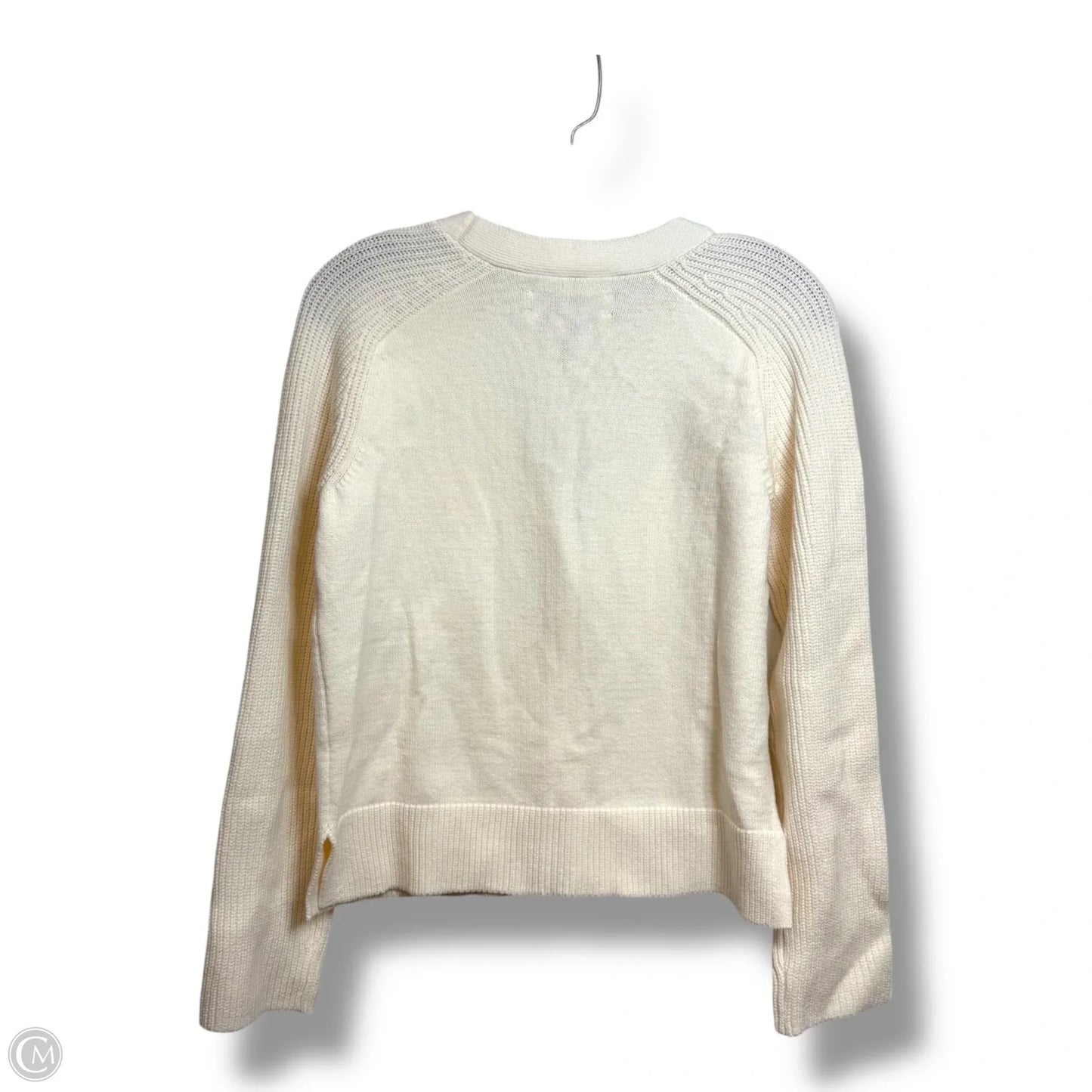 Cardigan By Loft In Ivory, Size: Xs