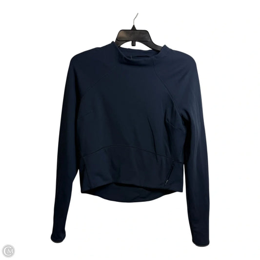 Athletic Top Long Sleeve Crewneck By Lululemon In Navy, Size: 6