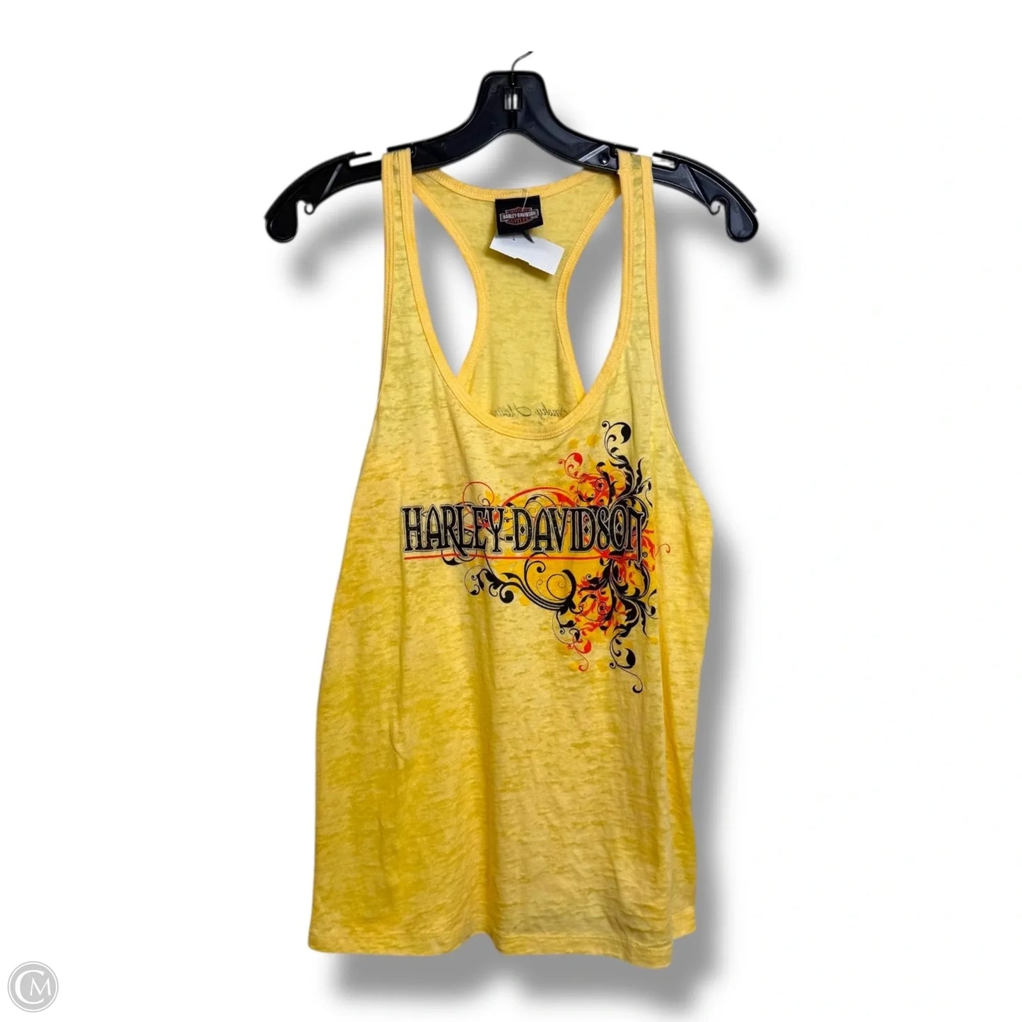 Tank Top By Harley Davidson In Yellow, Size: Xl