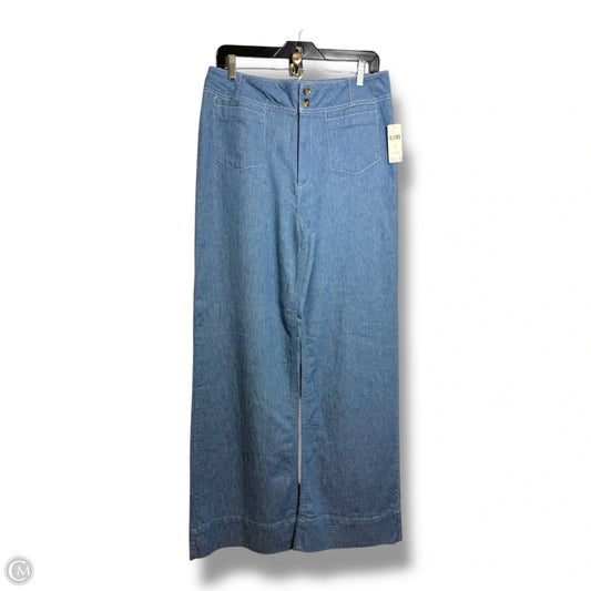 Jeans Wide Leg By Pilcro In Blue Denim, Size: 8