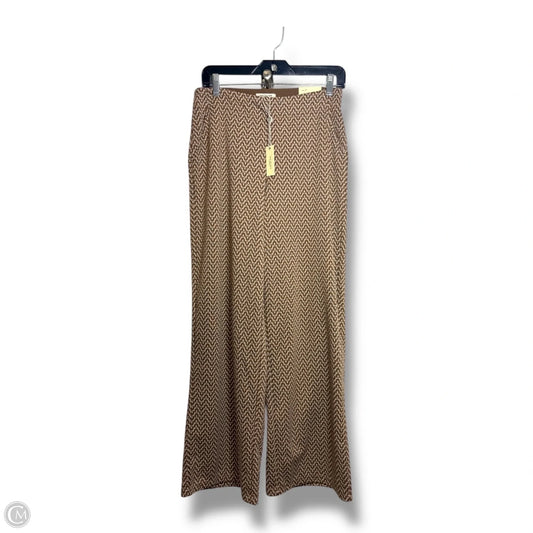Wide leg trousers By Max Studio In Brown, Size: M