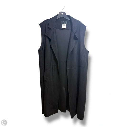 Vest Other By Tahari In Black, Size: 1x