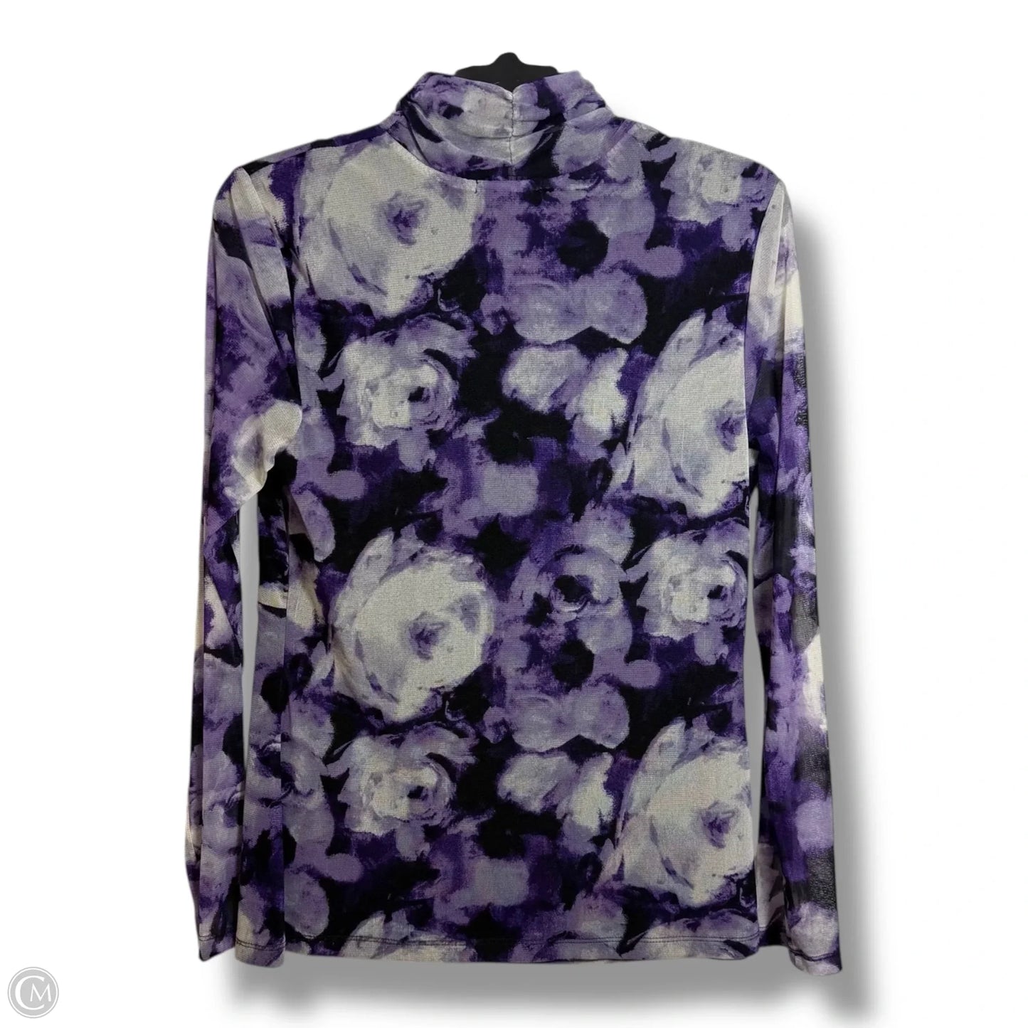 Top Long Sleeve By Alfani In Purple, Size: M