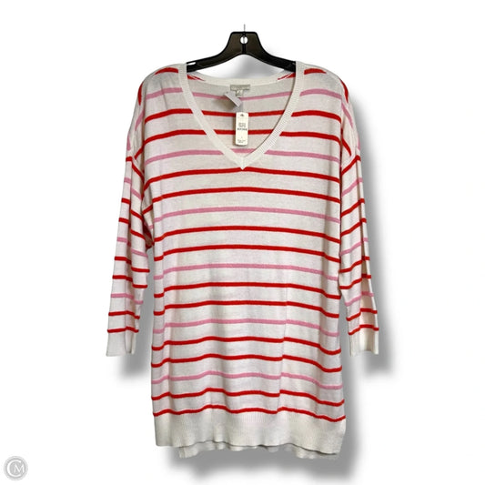 Sweater By Talbots In White, Size: L