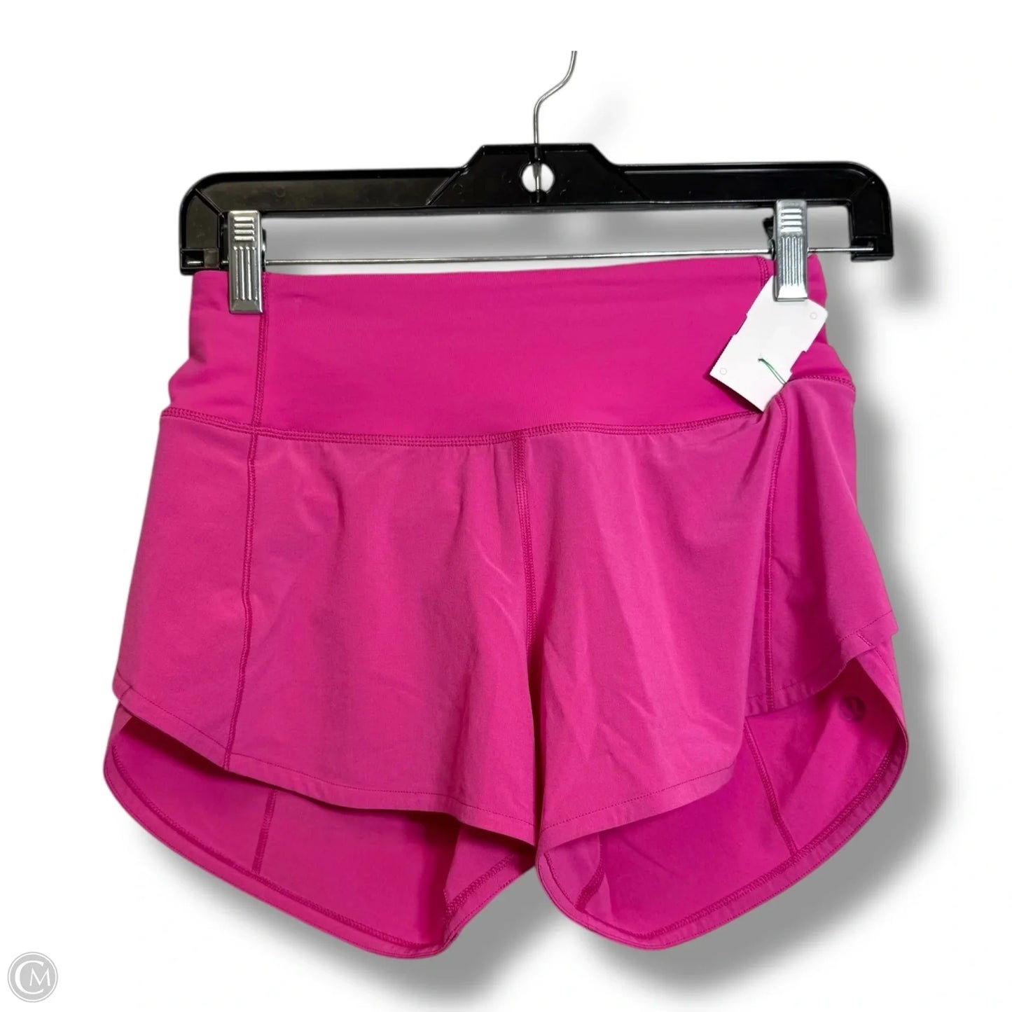 Athletic Shorts By Lululemon In Pink, Size: 0