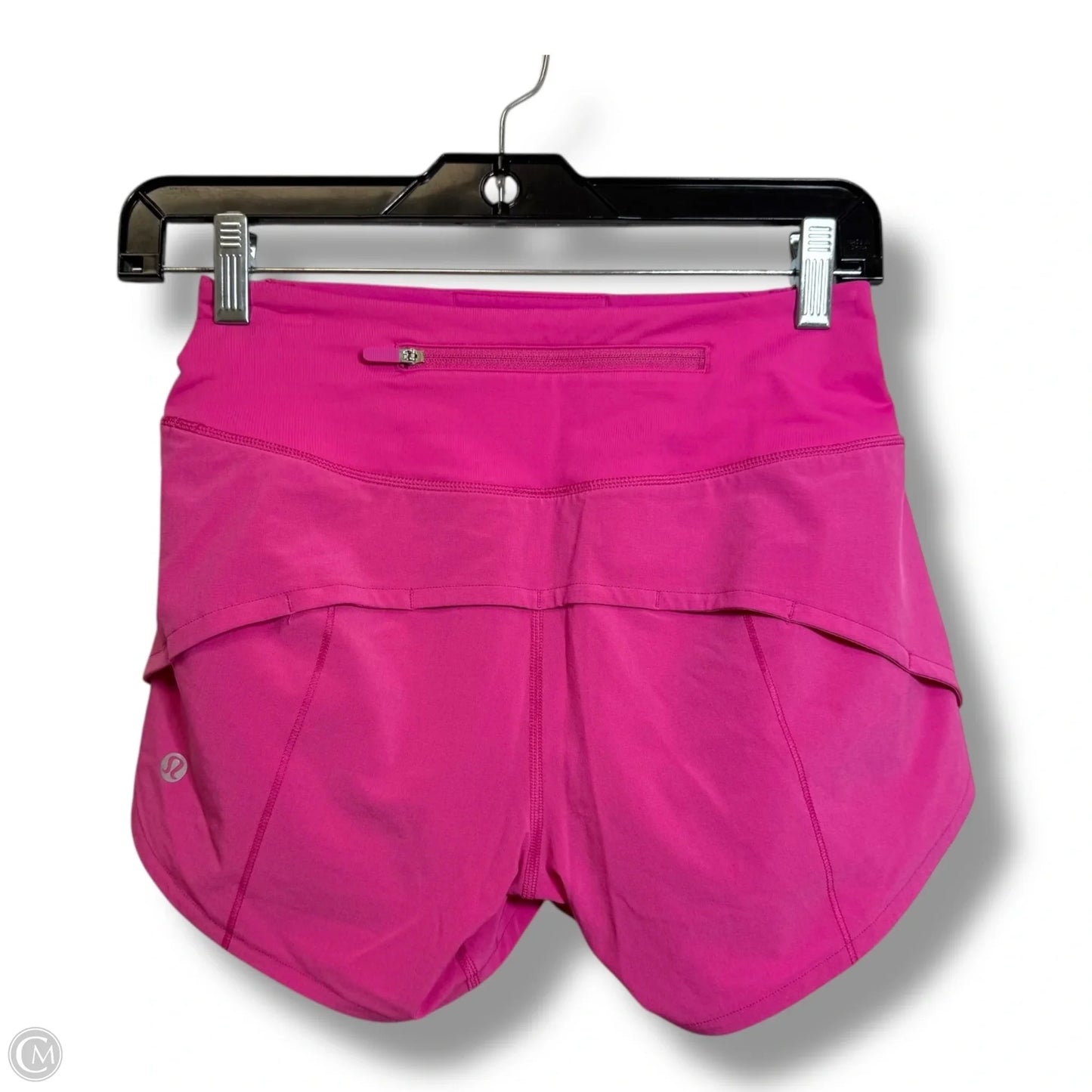 Athletic Shorts By Lululemon In Pink, Size: 0