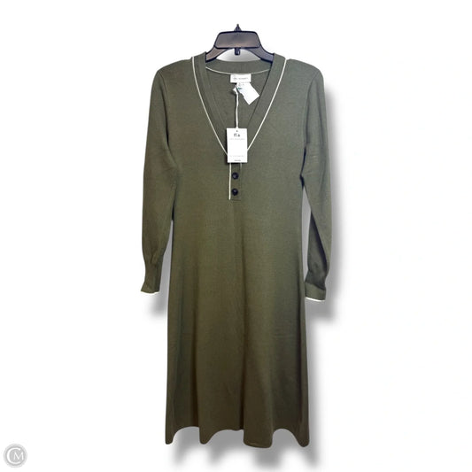 Dress Sweater By Free Assembly In Green, Size: M