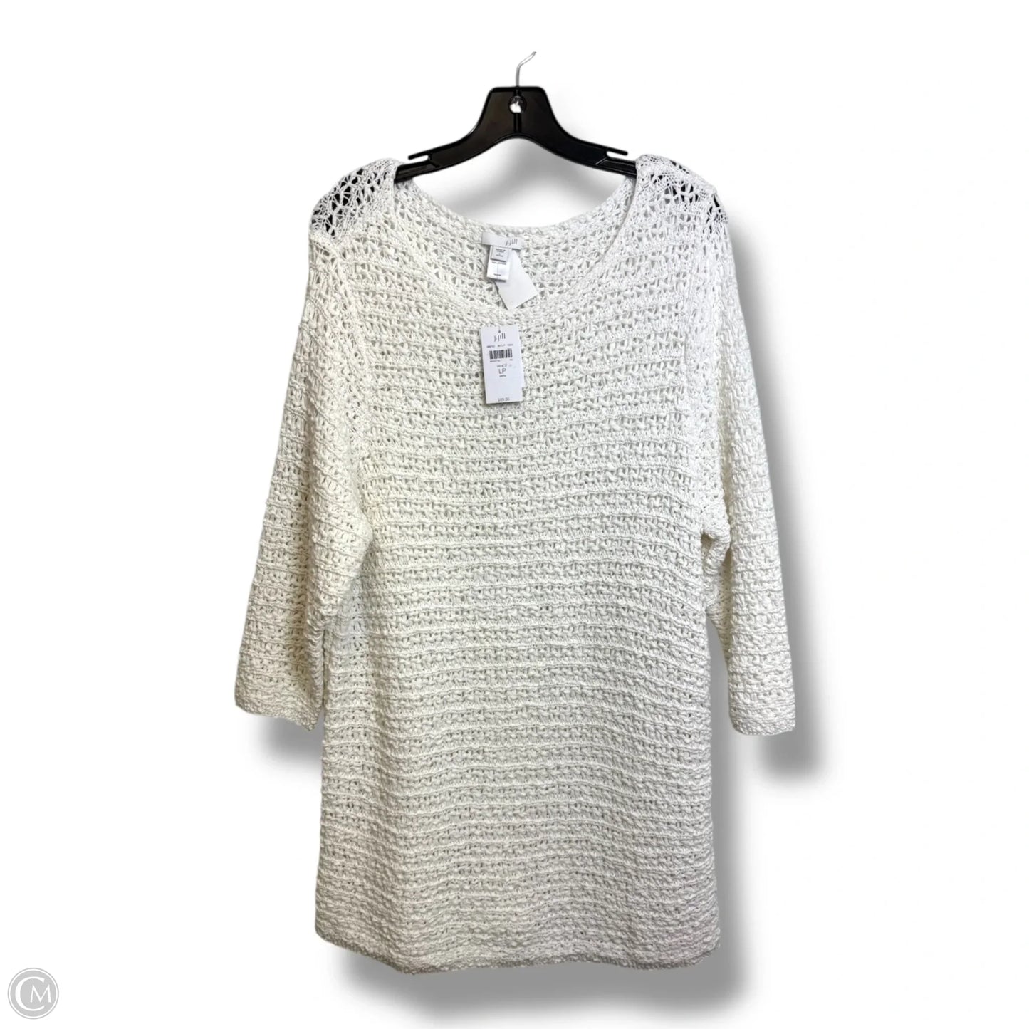 Tunic 3/4 Sleeve By J. Jill In White, Size: L P