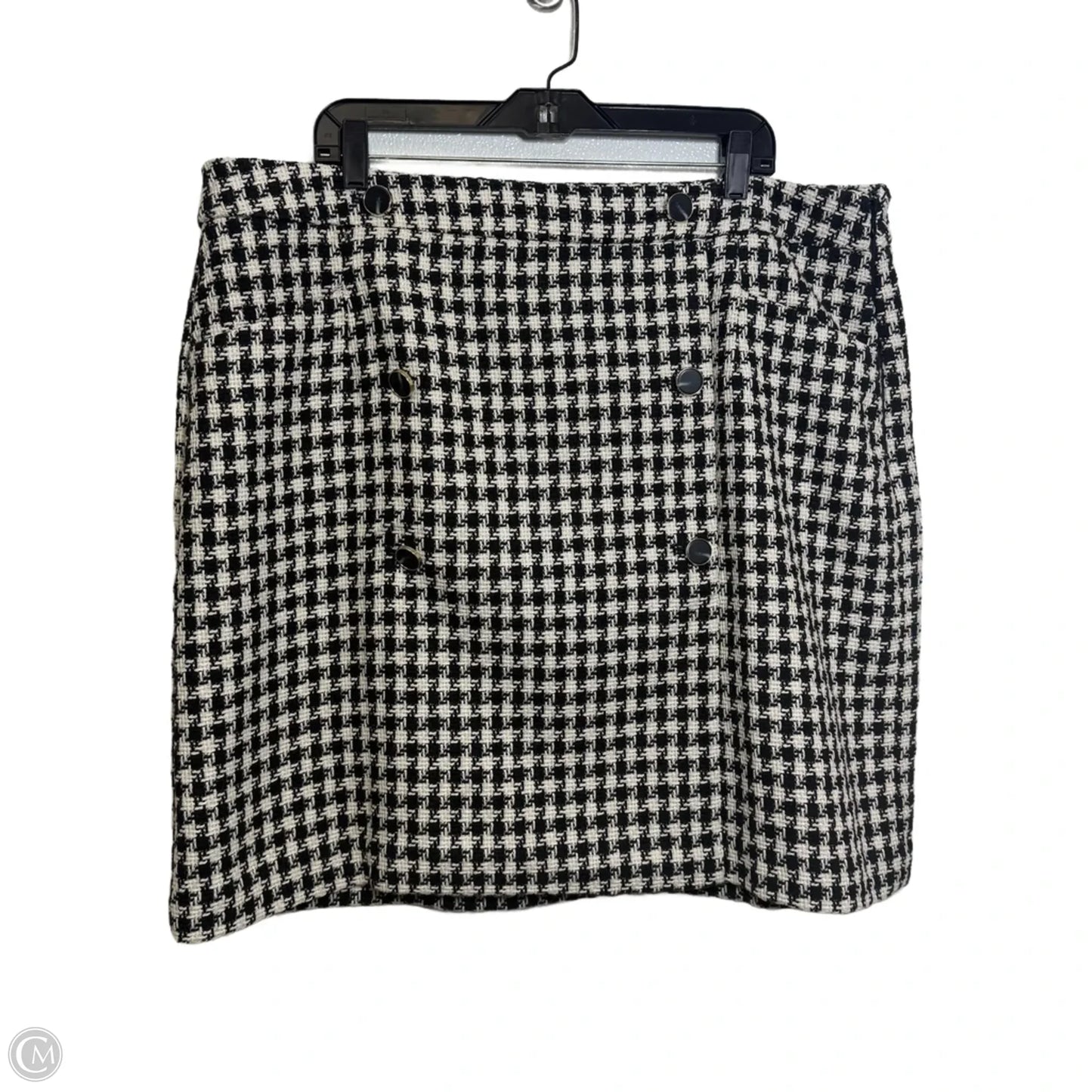 Skirt Set 2pc By Talbots In Black & White, Size: 1x