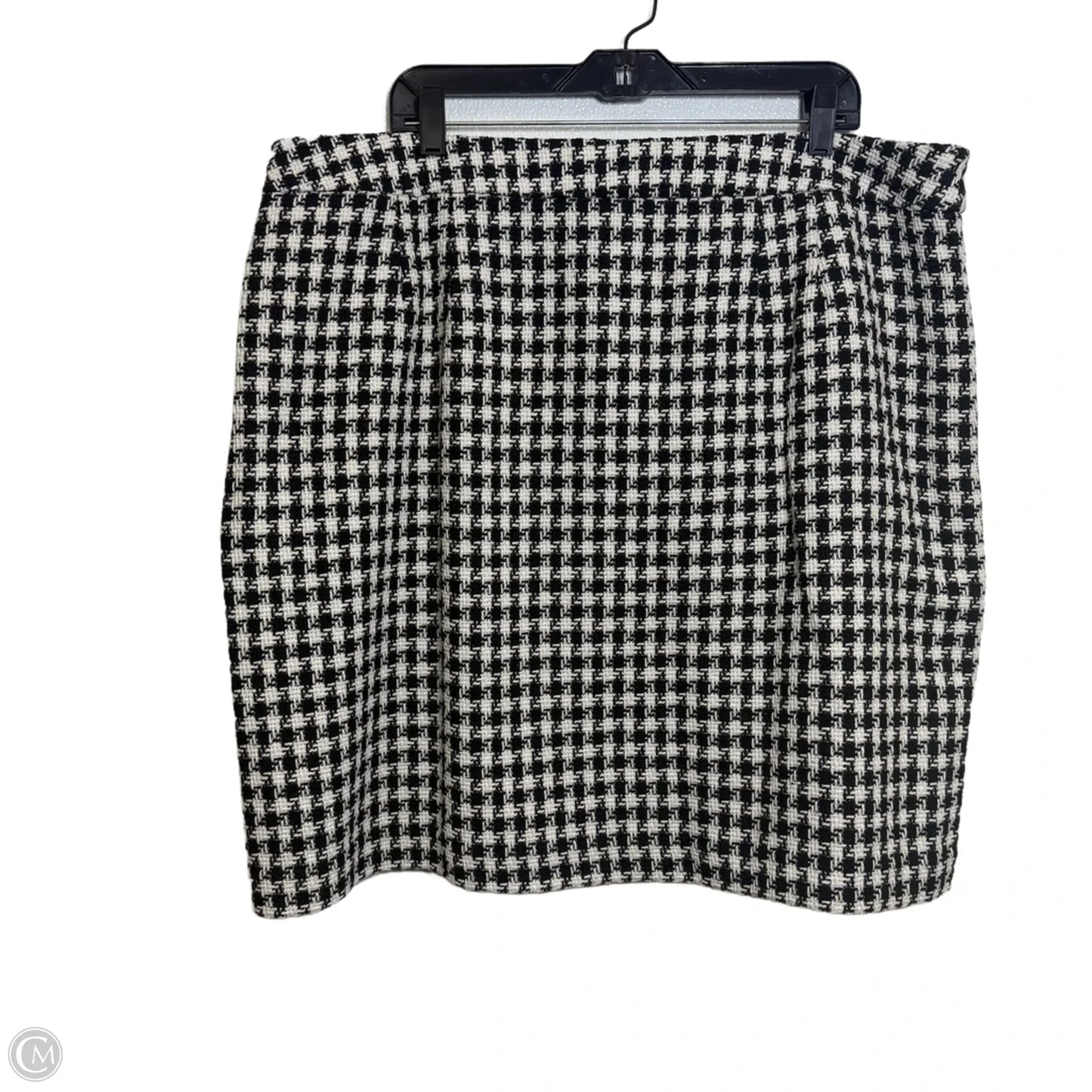 Skirt Set 2pc By Talbots In Black & White, Size: 1x