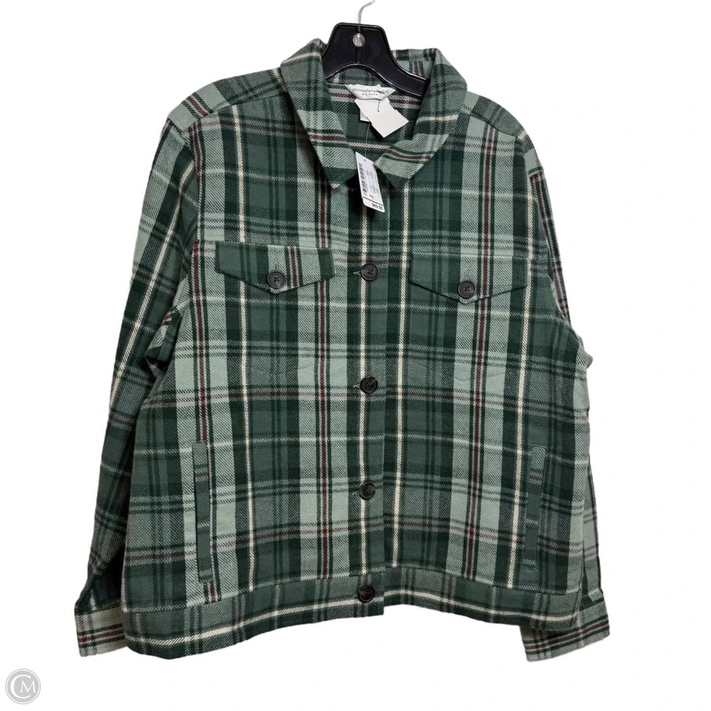 Jacket Other By Christopher And Banks In Green, Size: Xl