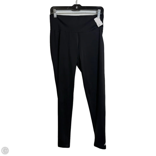 Athletic Leggings By Adidas In Black, Size: L