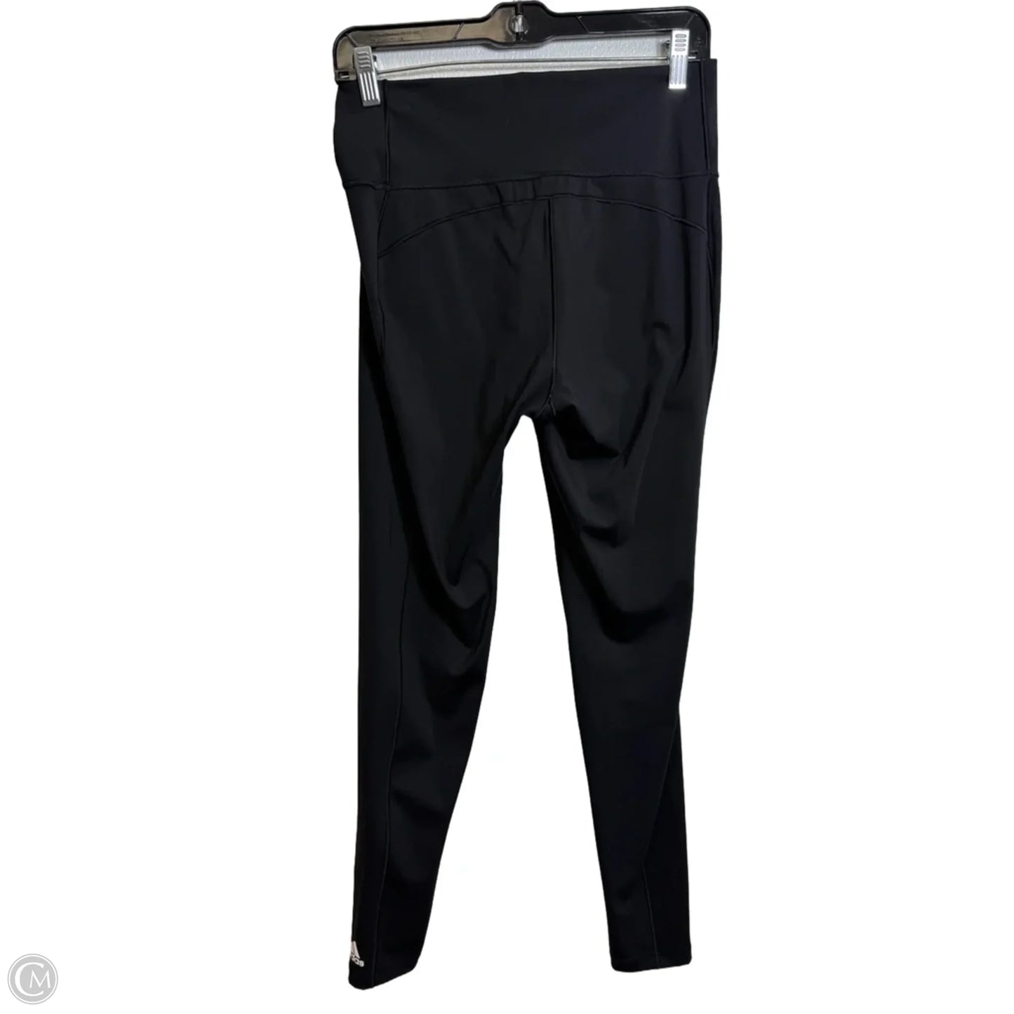 Athletic Leggings By Adidas In Black, Size: L