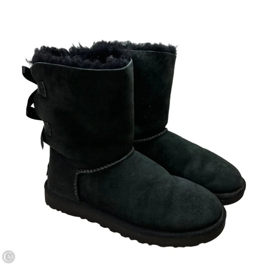 Bailey bow Boots Designer By Ugg In White, Size: 8