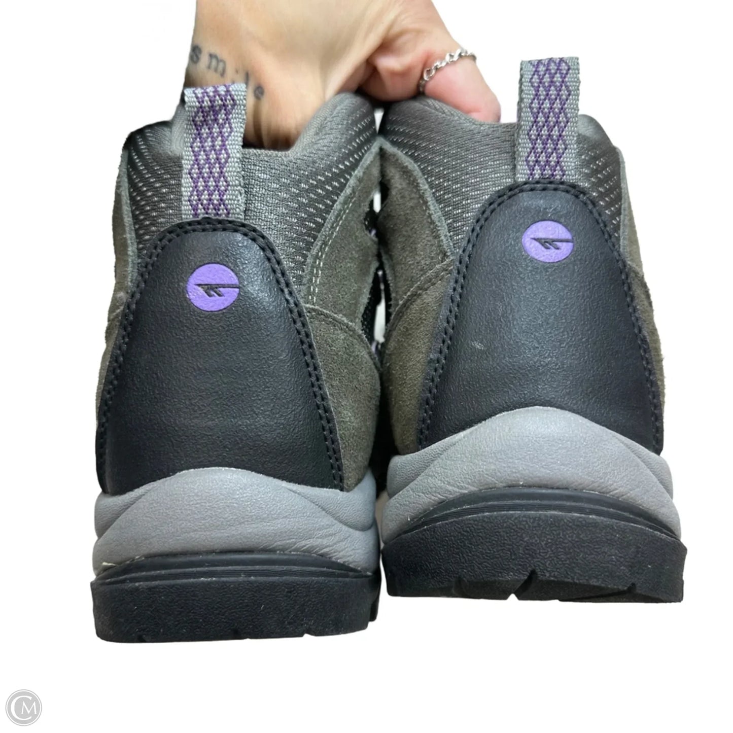 Boots Hiking By Clothes Mentor In Grey, Size: 9