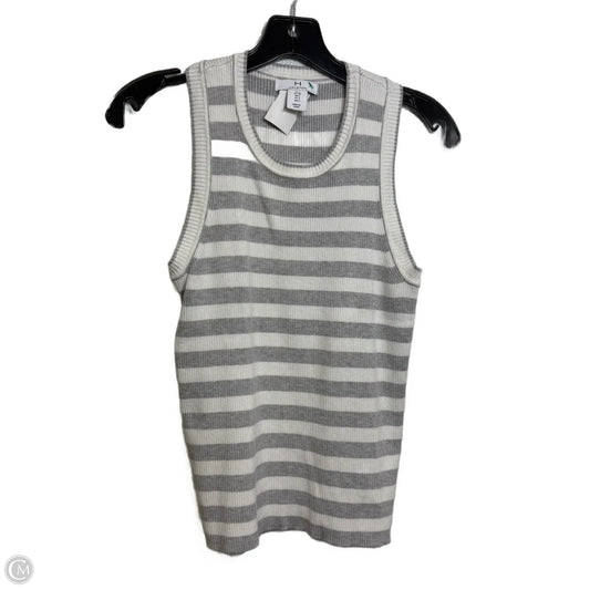 Top Sleeveless Designer By Halston In Striped Pattern, Size: S