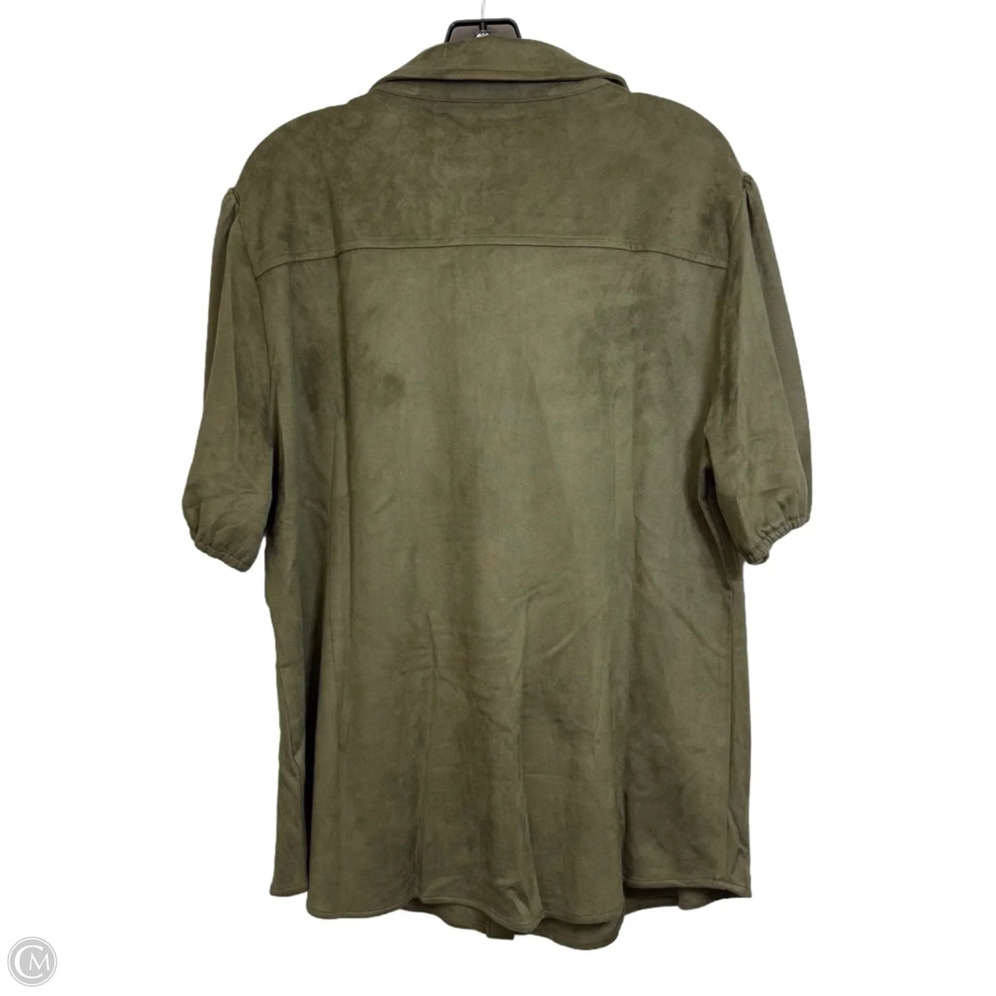 Top Short Sleeve By Clothes Mentor In Green, Size: 2x
