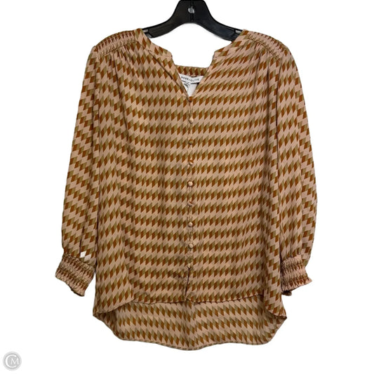 Top Long Sleeve By Rose And Olive In Multi-colored, Size: S