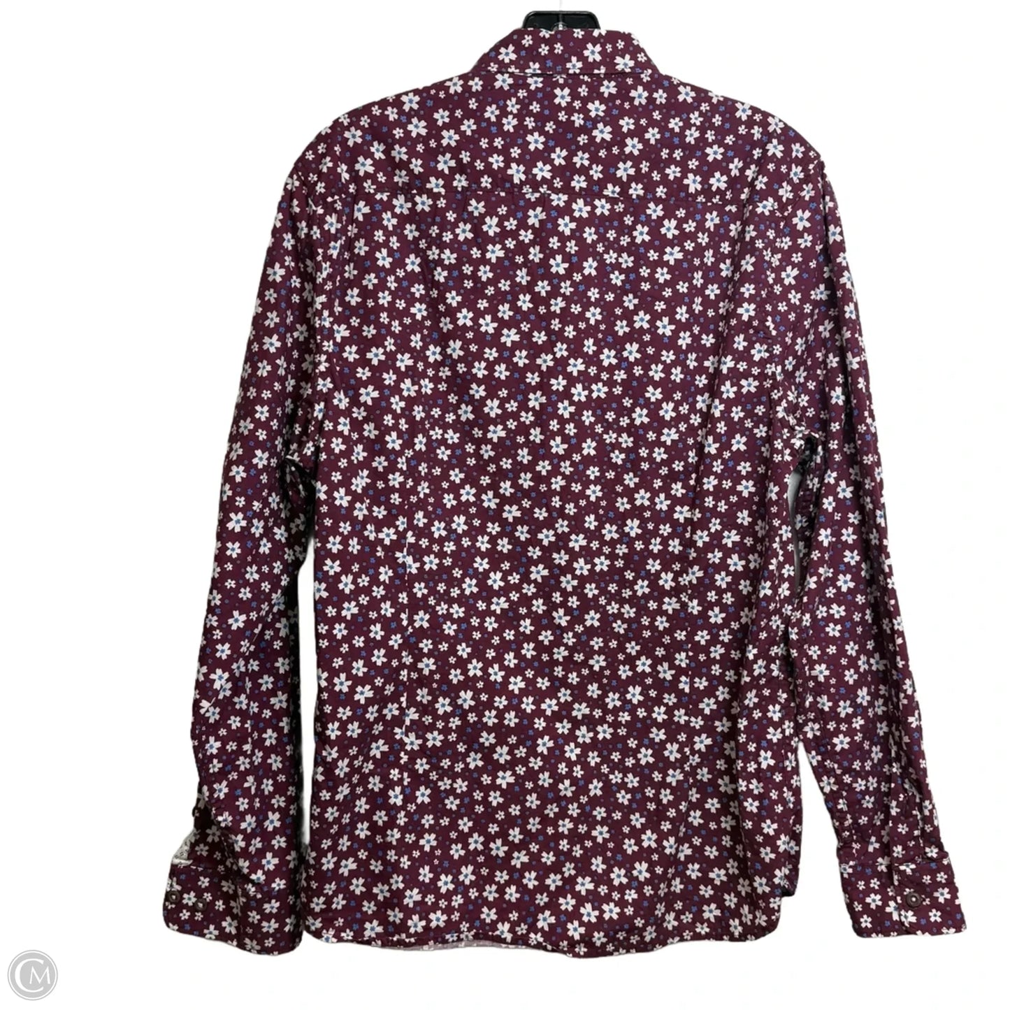 Top Long Sleeve By Clothes Mentor In Red, Size: M