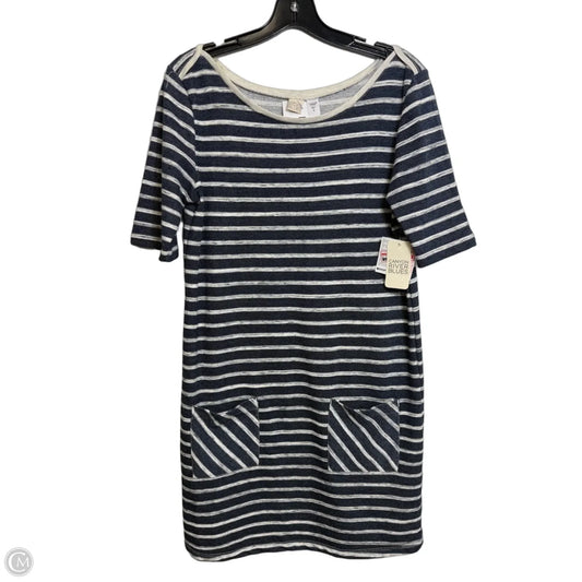 Dress Casual Short By Canyon River Blues In Striped Pattern, Size: M