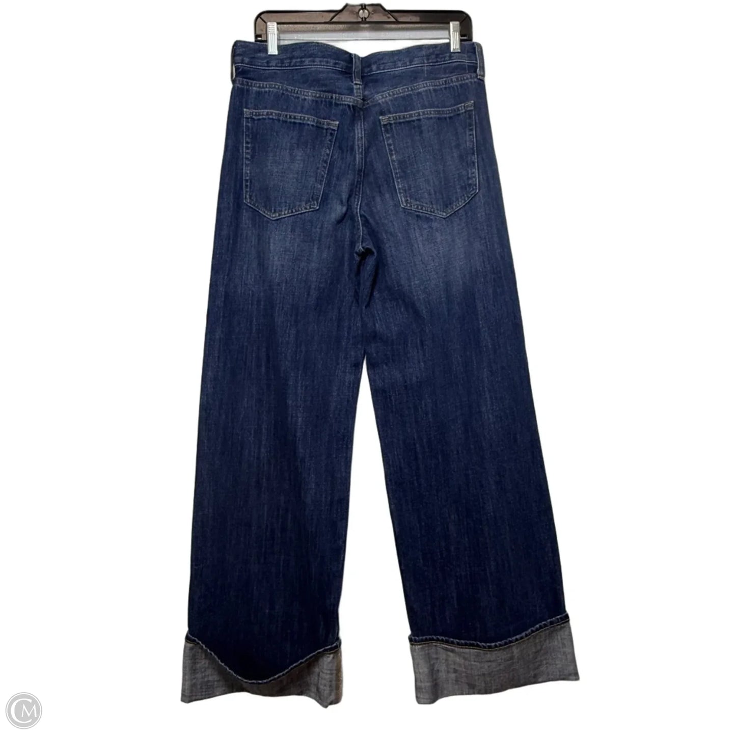 Jeans Wide Leg By J. Crew In Blue Denim, Size: 8