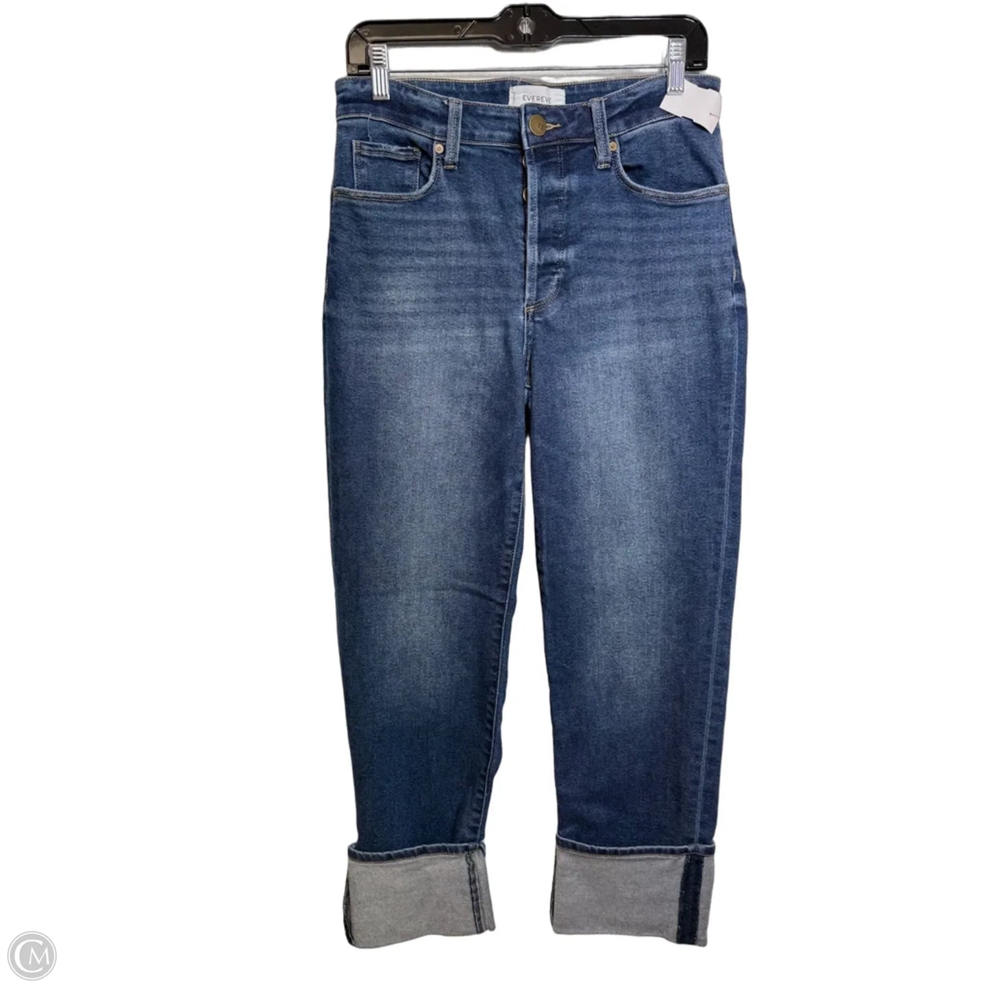 Jeans Cropped By Evereve In Blue Denim, Size: 6