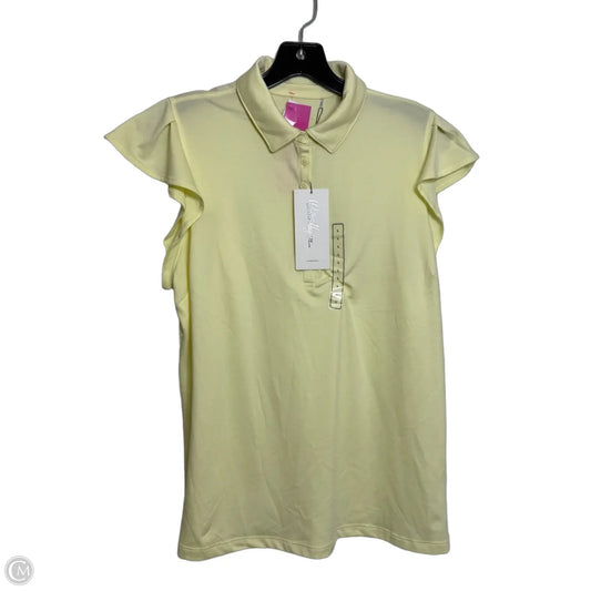 Top Sleeveless By Clothes Mentor In Yellow, Size: L