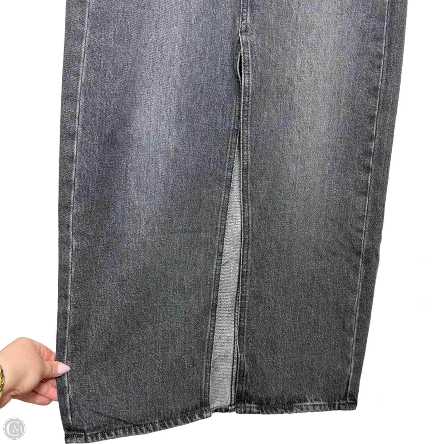 Skirt Maxi By Levis In Black Denim, Size: 26