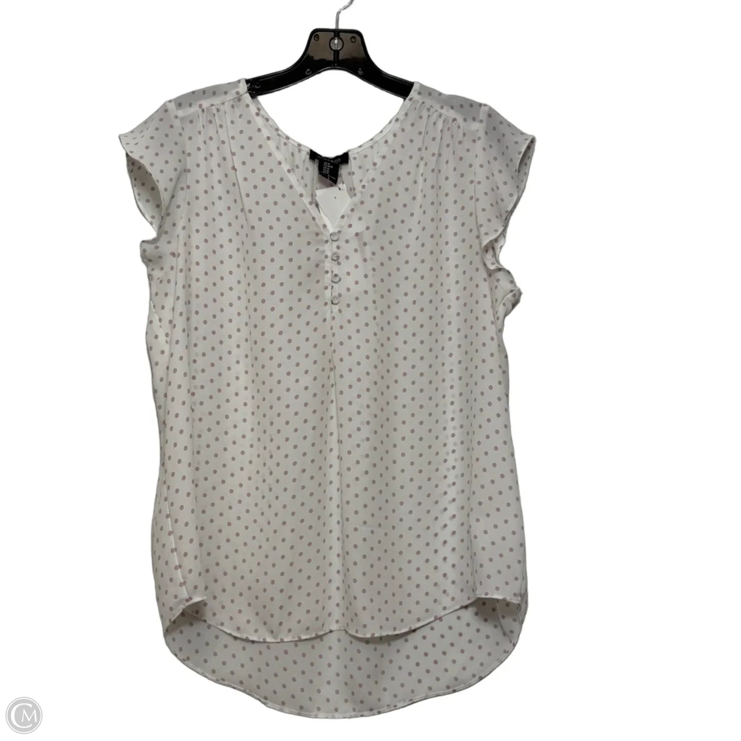 Top Sleeveless By Jones New York In Polkadot Pattern, Size: M