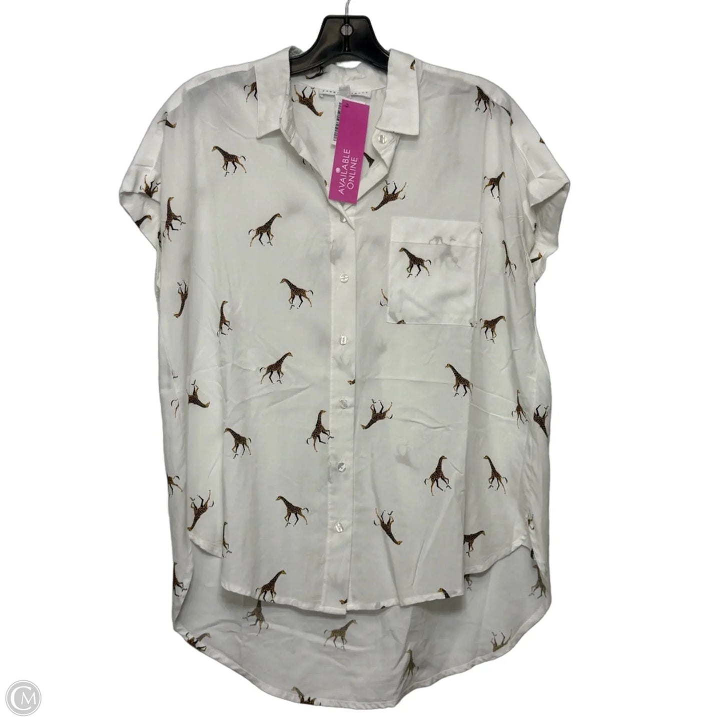 Top Sleeveless By Jane And Delancey In White, Size: S