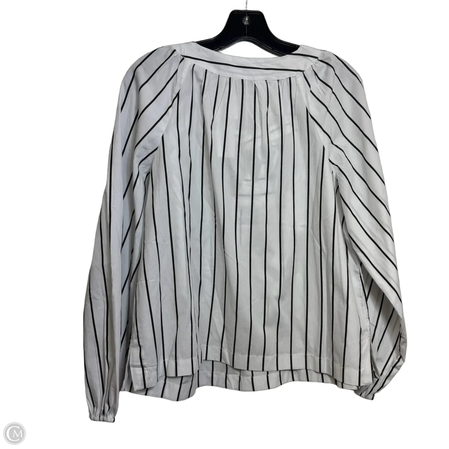 Top Long Sleeve By Loft In Striped Pattern, Size: S