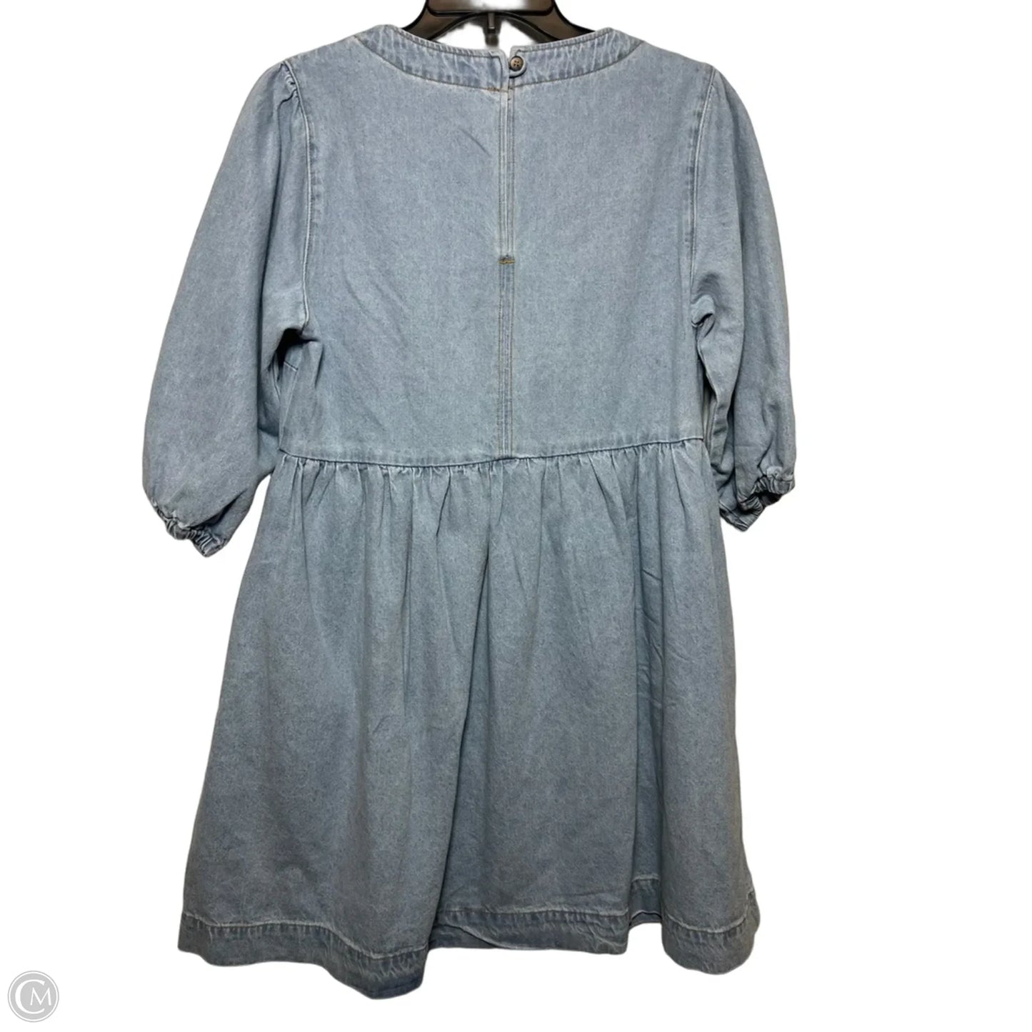 Dress Casual Short By Clothes Mentor In Blue Denim, Size: M