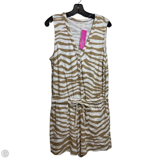 Romper By Lou And Grey In Tan & White, Size: M