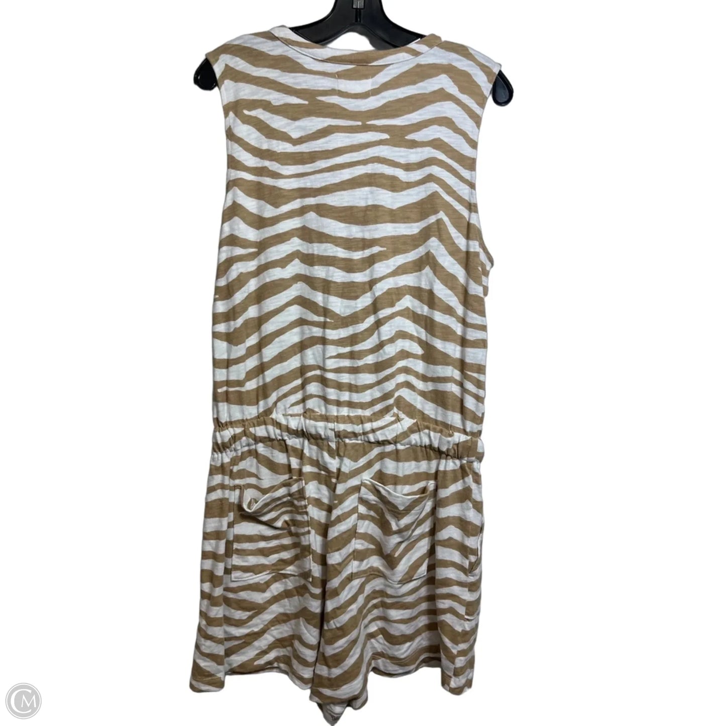 Romper By Lou And Grey In Tan & White, Size: M