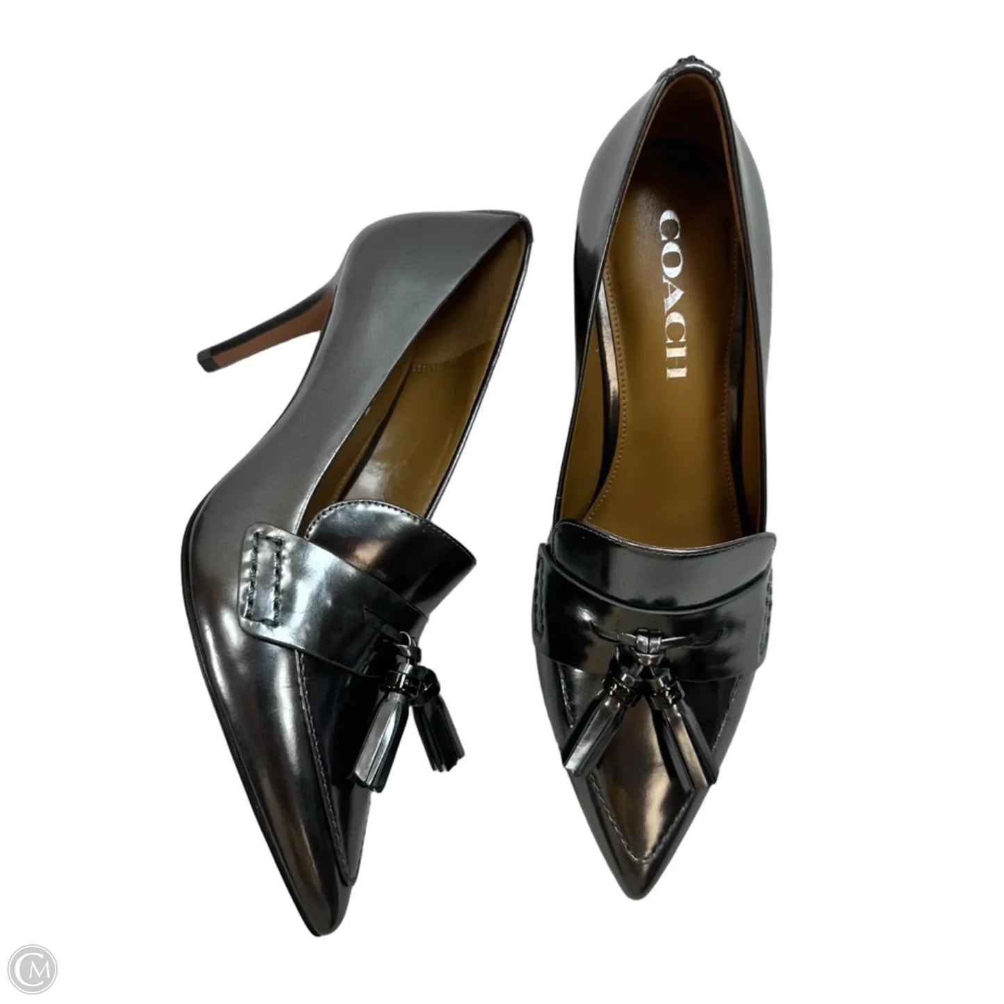 Shoes Designer By Coach In Grey, Size: 7