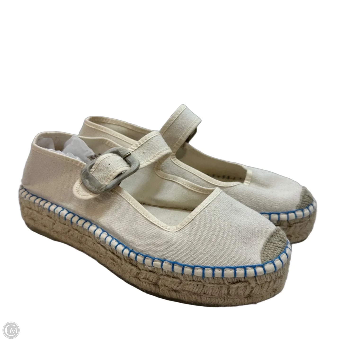 Shoes Flats By Free People In Ivory, Size: 9