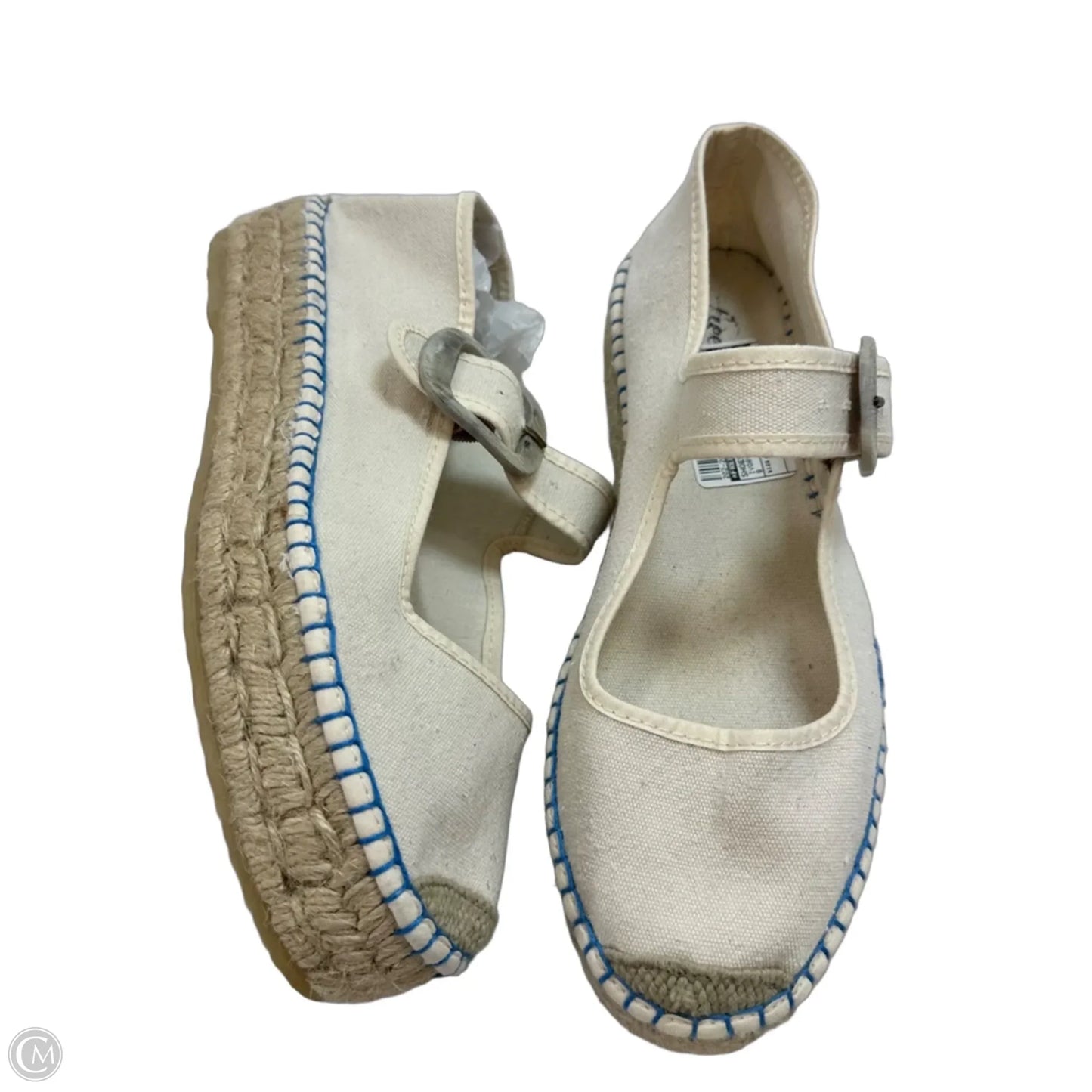 Shoes Flats By Free People In Ivory, Size: 9