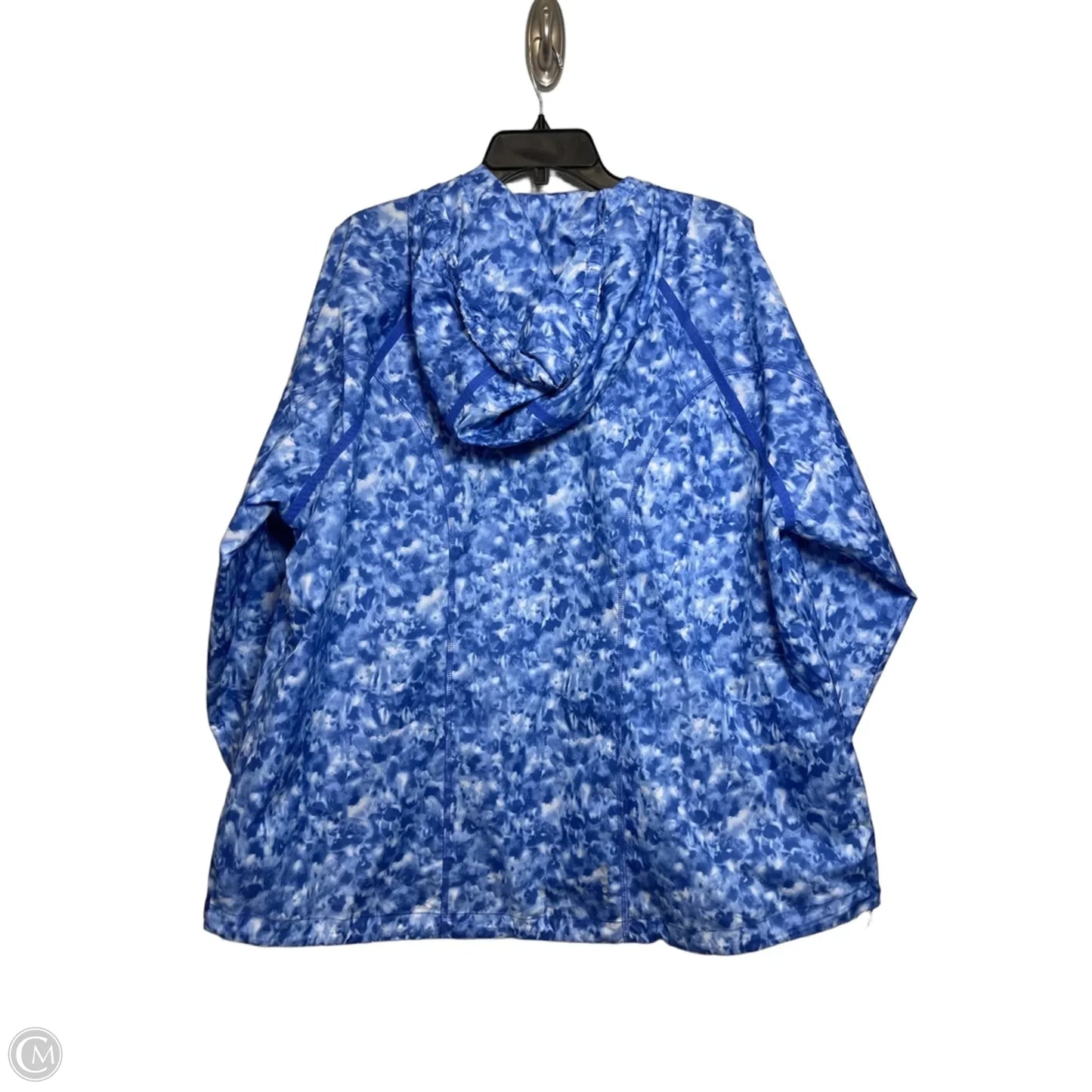Jacket Other By Talbots In Blue & White, Size: 2x