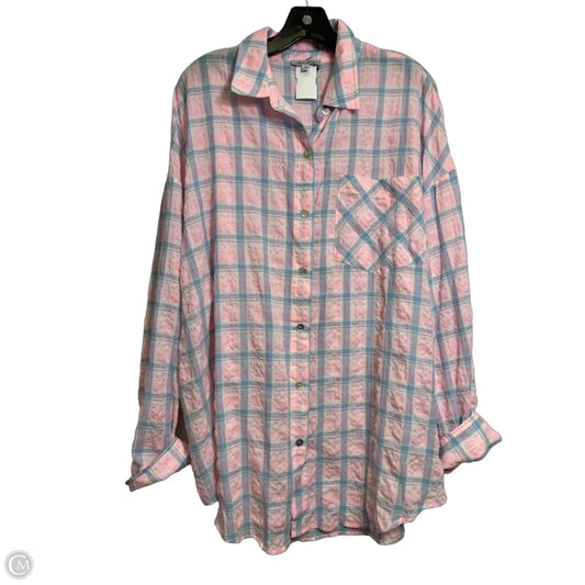 Top Long Sleeve By White Birch In Pink, Size: Xl