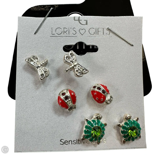 Earrings Stud By Clothes Mentor, Size: 03 Piece Set