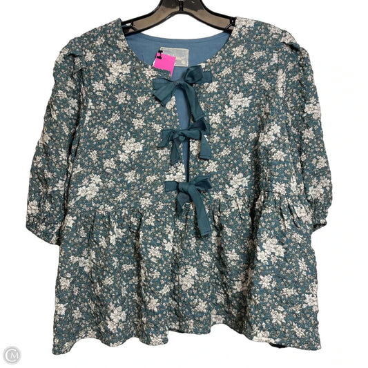 Top Long Sleeve By Clothes Mentor In Blue, Size: S