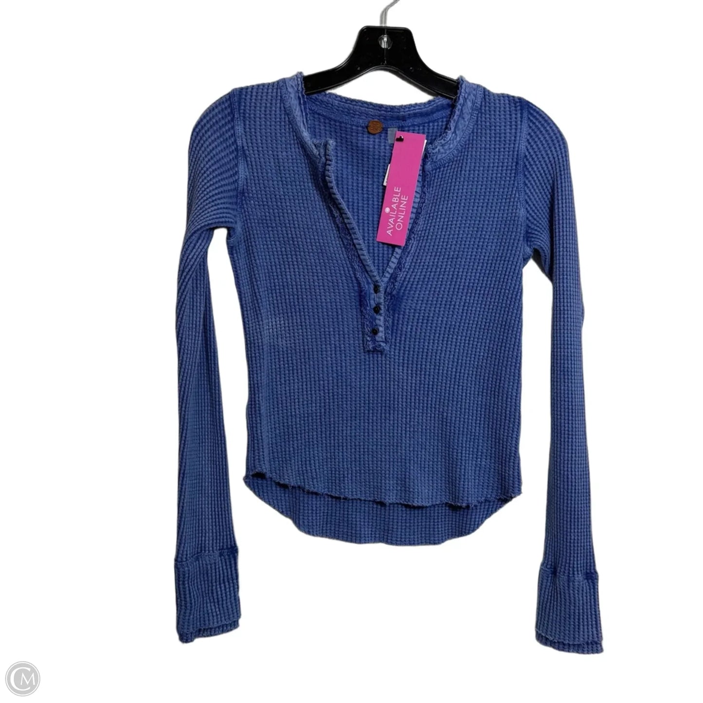 Top Long Sleeve By Free People In Purple, Size: S