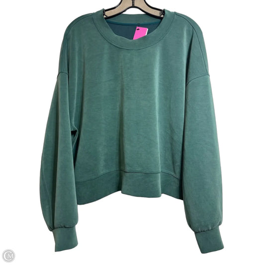 Sweatshirt Crewneck By Lululemon In Green, Size: M